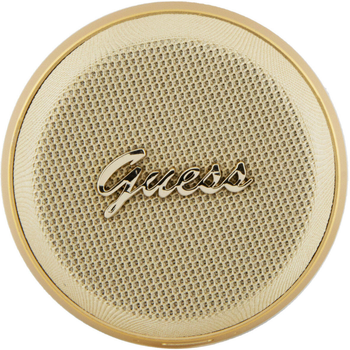 Портативна колонка Guess Bluetooth Magnetic Script Metal Gold (GUWSC3ALSMD)