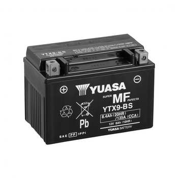 Аккумулятор автомобильный Yuasa 12V 8Ah MF VRLA Battery (YTX9-BS)[50396]