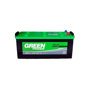 Аккумулятор автомобильный GREEN POWER Standart 225Ah бокова(+/-) (1400EN) (22366)[50453]
