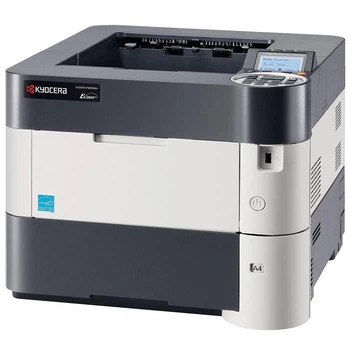 Принтер Kyocera Ecosys P3045DN / Лазерная монохромная печать / 1200x1200 dpi / A4 / 45 стр/мин / USB, Ethernet / Дуплекс / Дополнительный лоток / Кабели в комплекте б/у