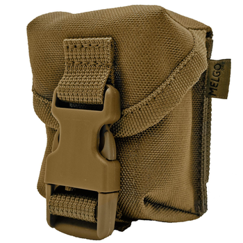 Підсумок гранатний Molle під Ф1, РГД, П67 Койот Cordura 1000 D MELGO