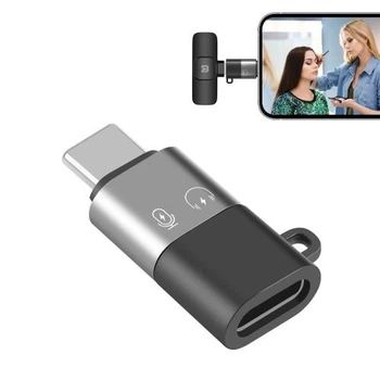 Адаптер переходник Lightning на Type-C для микрофонов и аксессуаров Puluz PU657B