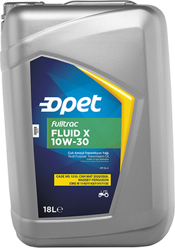 Трансмісійна олива Opet FullTrac Fluid X 10W-30 Utto 18 л (160656)
