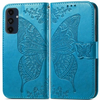 Чехол-книжка с рисунком UniCase Butterfly Pattern для Samsung Galaxy S24 FE (S721) - Blue