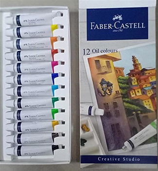 Краски для рисования Faber Castell Oilcolour картонная коробка 12шт (8901180795125)