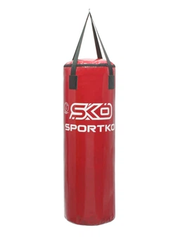 Мешок боксерский Sportko МП1 Элит ПВХ h-110см ᴓ-35см вес 20-25кг со стропой red