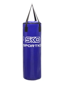Мешок боксерский Sportko МП1 Элит ПВХ h-110см ᴓ-35см вес 20-25кг со стропой blue