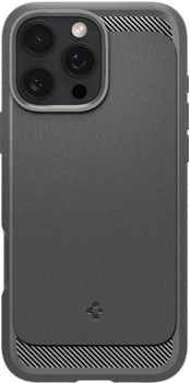 Etui Spigen Rugged Armor MagFit dla Apple iPhone 16 Pro Max Gray (8809971229234)