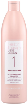 Шампунь Alfaparf Keratin Therapy Lisse Design для глибокого очищення 500 мл (8022297141381)