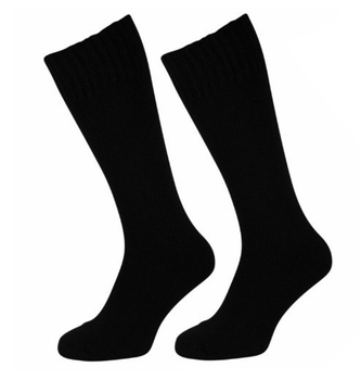 Носки махровая стопа (Европейка) высокие черные ORGANIC cotton JILL ANTONY 42-43 арт. 31018
