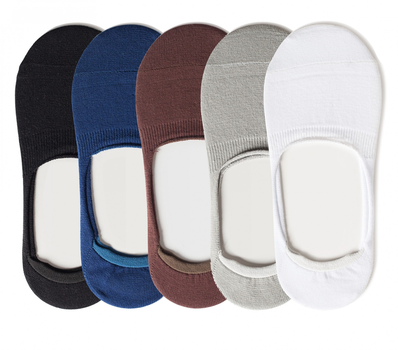 Набор из 5 пар бесшовных дышащих следов с силиконом ORGANIC cotton Moi FAINI 39-41 men's арт. 31001_6