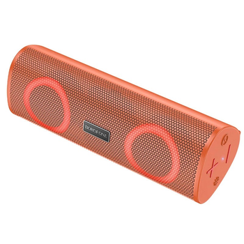 Переносная колонка Bluetooth Borofone BP18 BT V5.3 в оранжевом цвете.