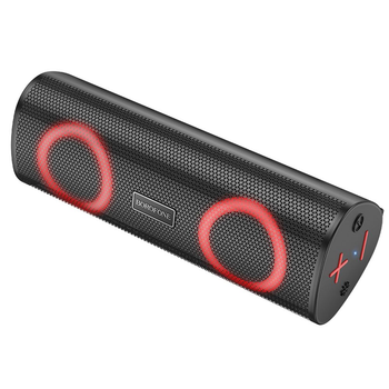Черная портативная Bluetooth колонка Borofone BP18 с версией Bluetooth 5.3.