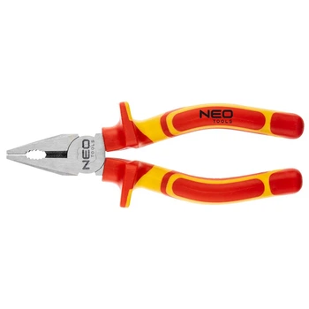 Плоскогубцы NEO Tools (180 мм, 1000 В) пассатижи комбинированные диэлектрические (22596)
