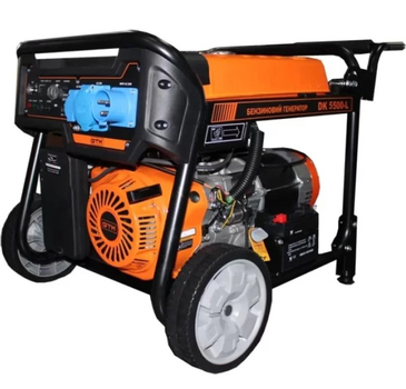 Бензиновый генератор GTM DK5500-L (5.5 кВт, 50 Гц, 230 В, 25 л) электростартер однофазный с выходом под ATS (23116)