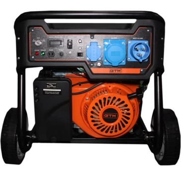 Бензиновый генератор GTM DK5500-L (5.5 кВт, 50 Гц, 230 В, 25 л) электростартер однофазный с выходом под ATS (23116)