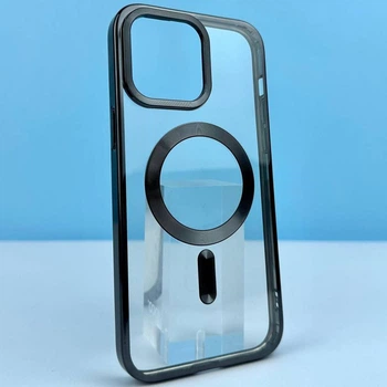 Чехол Wave Sides Chrome Case MagSafe Box iPhone 12 Pro Max Black