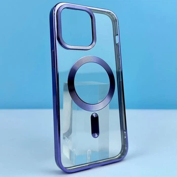 Чехол Wave Sides Chrome Case MagSafe Box iPhone 14 Pro Max Sierra Blue