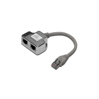 Розгалужувач Digitus витой пары, STP, cat.5e, 1x2RJ-45 (DN-93904)[19551]