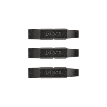 Набор бит для мультитула Leatherman 3шт плоские отвертки 1/4" и 3/16" (931025)[48703]
