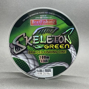 Шнур Skeleton X4 100 м 0.06 мм 5.15кг