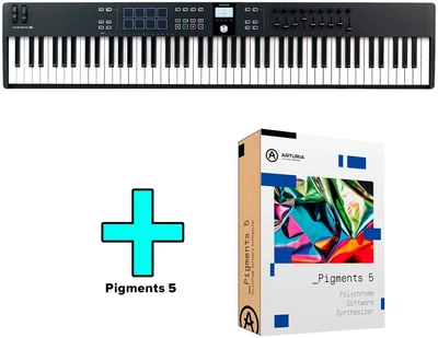 MIDI-клавиатура Arturia KeyLab Essential 88 mk3 (Black) + Arturia Pigments