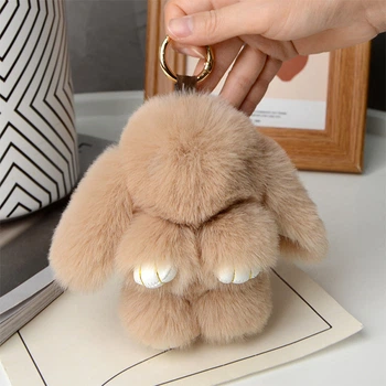 Плюшевый брелок "Rabbit" Коричневый