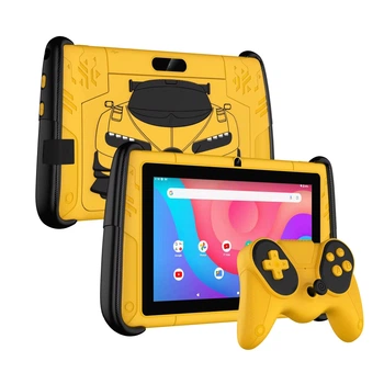 Планшет PRITOM K7 PRO Android 12, 64 ГБ, Wi-Fi для детей + геймпад Yellow