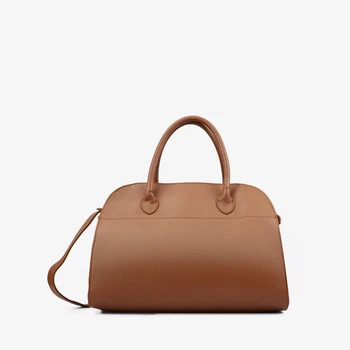 Сумка женская кожаная саквояж большая Regina Notte Travel bag 3727 Темно-рыжий