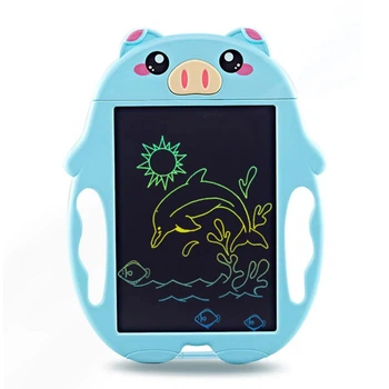 Дитячий графічний LCD планшет для малювання Kids Pad 9" Piggy Blue