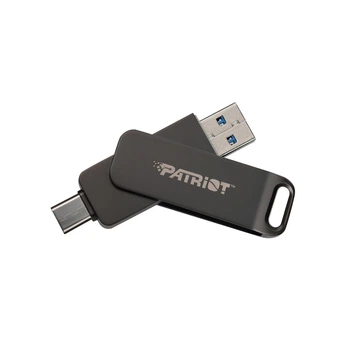 Флеш память флешка Flash Patriot Rage R550 1TB USB 3.2 Gen 1 Rage R550 1TB USB+Type-C Black (PE1TR550DSAD)