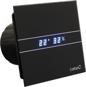 Вытяжной вентилятор CATA E-120 GTH BK 