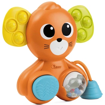 Іграшка-брязкальце Chicco мультисенсорне мишеня 19 x 18 x 5.5 см (8058664067190)
