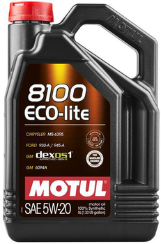 Моторное масло Motul 8100 Eco-lite SAE 5W-20 5 л (109104)