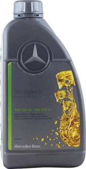 Моторна олива Mercedes-Benz Genuine Engine Oil MB 229.51 5W-30 1 л (4250731430744)