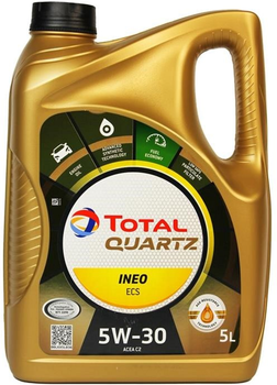 Моторное масло синтетическое Total QUARTZ INEO ECS 5W-30 5 л (213683) (216634)