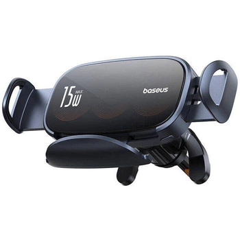 Тримач для мобільного з бездротовою зарядкою 15W Baseus LightChaser Series для Flip, Fold (C40355901111-00)