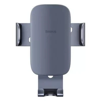 Держатель для телефона на дефлектор (воздуховод) Metal Age 2 Gravity Air Outlet Car Mount, Dark Gray, Baseus (SUJS000013)