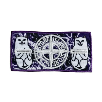 Патч Стон Айленд (Stone Island) RipnDip Glow Фиолетовый
