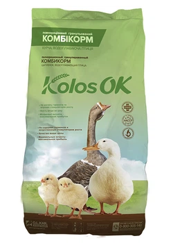 Комбікорм КоlоsОK Старт для курчат, водоплаваюча птиця 5кг