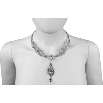Намисто ажурне з камінням Seta Decor 24-511SL