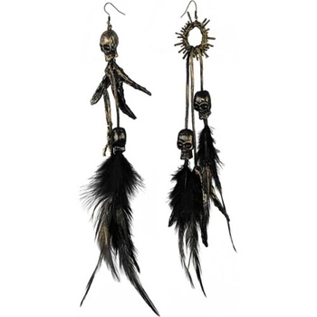 Серьги Ведьма Seta Decor 24-530BLK-GL