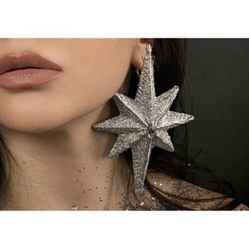 Серьги Звездочка Seta Decor 22-394SL