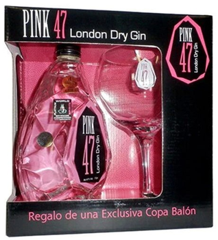 Джин Pink 47 0.7 л 47% у п/в з келихом (5011995000413)