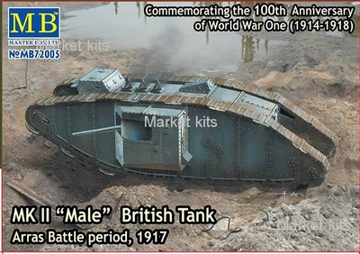Британский танк Mk II "Male" 1:72 Master Box (MB72005)