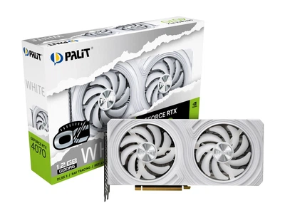 Відеокарта GF RTX 4070 12GB GDDR6 White OC Palit (525010)