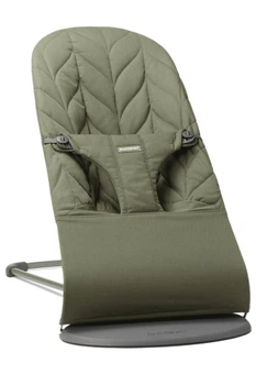 Кресло-качалка BabyBjorn Bliss Cotton Petal Quilt Dark green, 7317680061409
