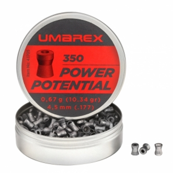 Пули Umarex Power Potential 0,67гр. кал.4.5 (.177) 350шт.