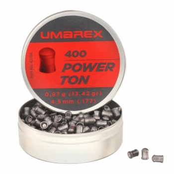 Пули Umarex Power Ton 0,87гр. кал.4.5 (.177) 400шт.