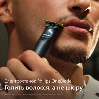 Набор Philips OneBlade Электростанок QP1424/65 с чехлом (8720689034470) 